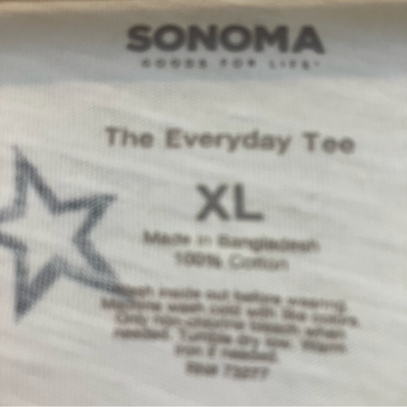 Sonoma | Navy Stars The Everyday T-shirt - Picture 5 of 6
